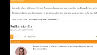 DEBERÍAN CERRAR FORO COTILLEANDO (más youtubers perjudicadas)