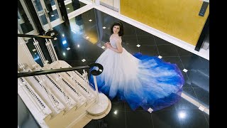 Dipdye Wedding Dress Overskirts by Felicity Westmacott