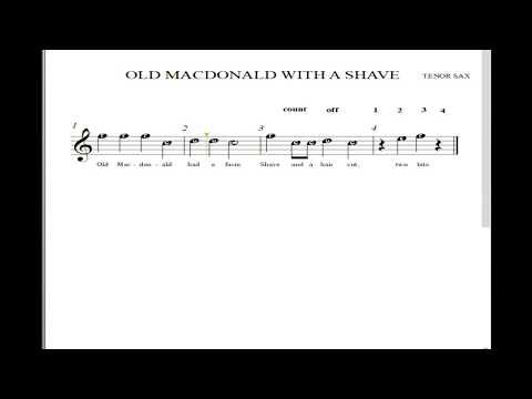 HVB Tenor Sax Old MacDonald