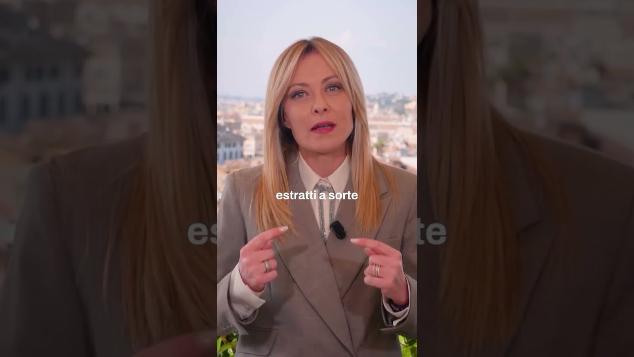 GIORGIA MELONI: "VI SPIEGO I TRE PUNTI, TRE MOTIVI IMPORTANTI PER DIRE SÌ ALLA RIFORMA."