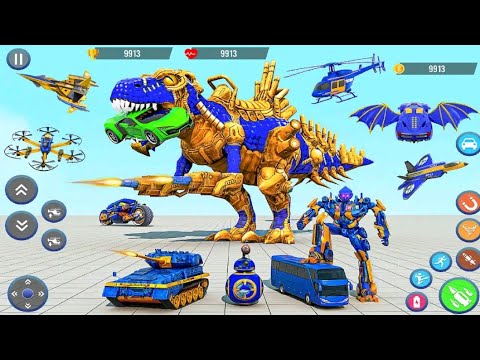 Dino Robot : Car Shooting Game APK Gameplay - Android/ios .