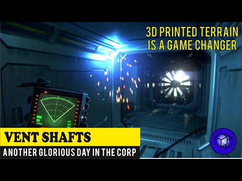 3d printed Terrain - Aliens Ventshafts - AGDITC