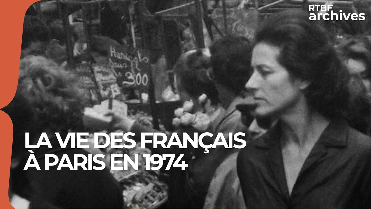 La vie des Français à Paris en 1963 - RTBF archives