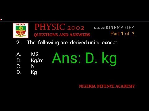 PHYSICS FOR NDA, UPSC, JAMB/UTME, WAEC, NECO, NIGERIA DEFENCE ACADEMY