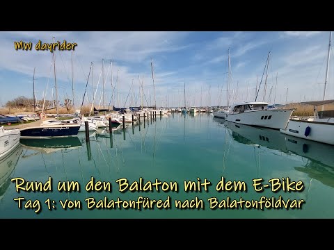 Rund um den Balaton mit dem E-Bike, Tag 1