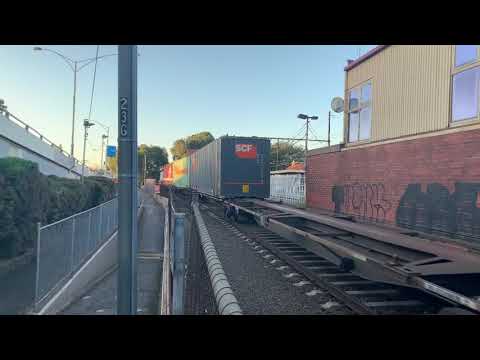 A very long freight train, Melbourne