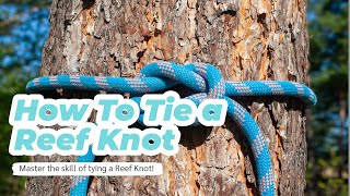 How to tie a reef knot.