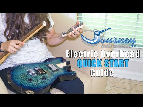 Journey Instruments OE990CB Overhead Electric - Cherry Burst Collapsible Travel Guitar image 9