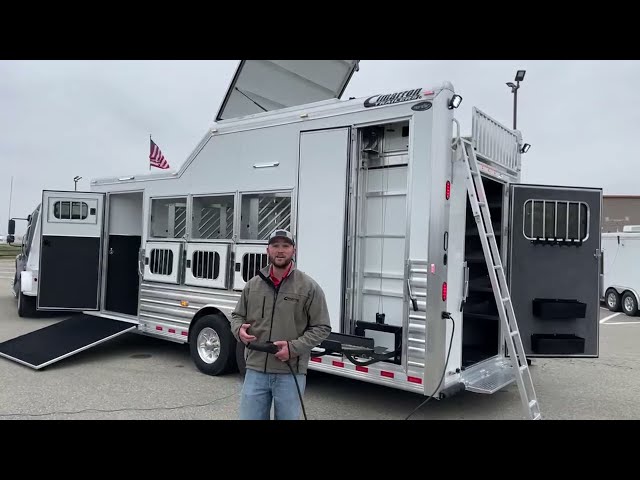 Preview image of 2021 Cimarron Norstar 4 Horse Bumper Pull with Air Ride youtube video
