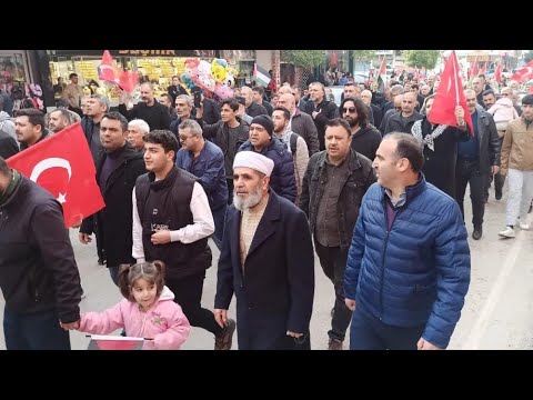 Teröre tepki, Gazze'ye destek yürüyüşü