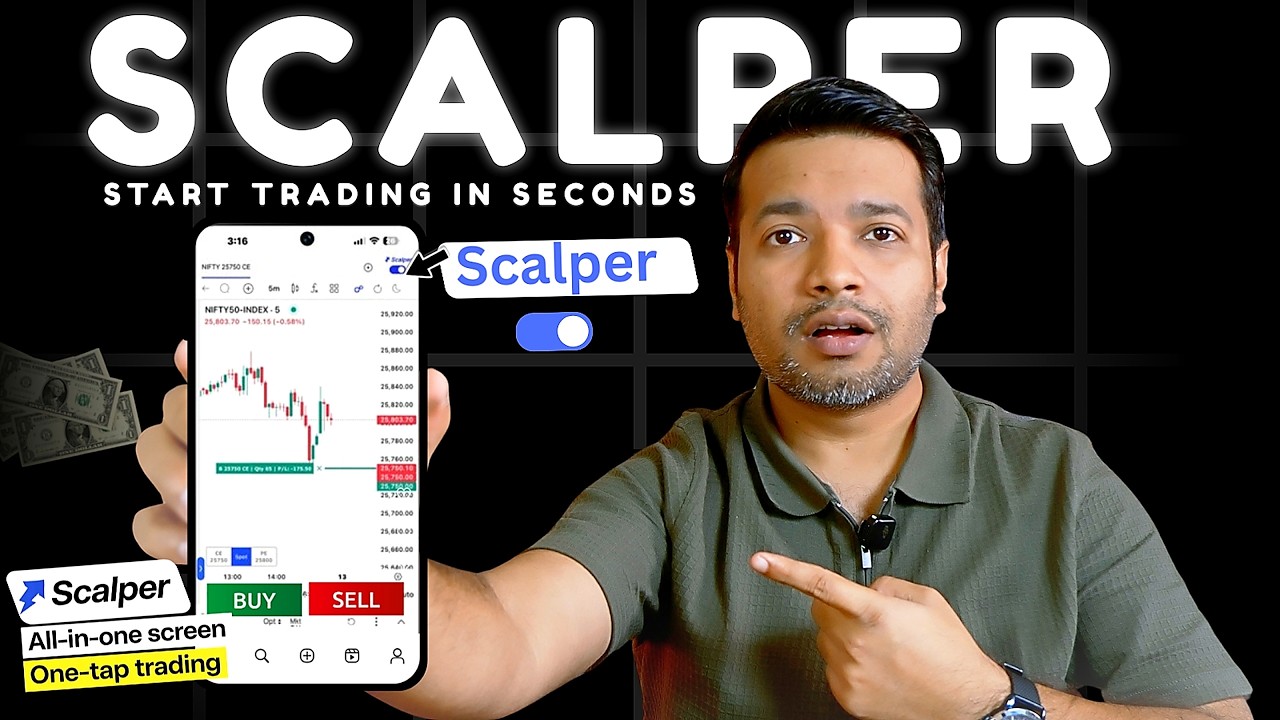 Scalping with FYERS New Scalper Mobile Feature | Trading Chanakya