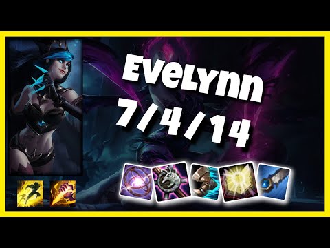 EU Challenger Evelynn JUNGLE (7/4/14) vs Shaco Gameplay Replay - Patch 10.22