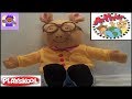 1996 PBS Arthur And Friends Talking Arthur Read Plush Toy By Playskool