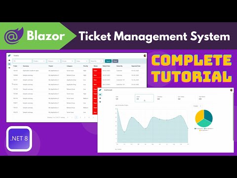 [COMPLETE] Build Ticket Management System with ASP.NET Core Blazor in .NET 8 - C#