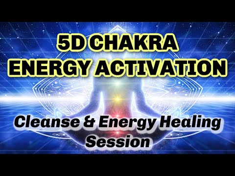 5D Chakra Cleanse & Activation Session ✨Guided Meditation✨ Energy Healing Session to Balance Chakras