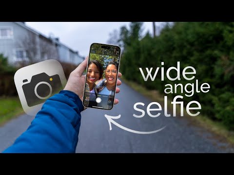 How to Take Wide Angle Selfie on iPhone (tutorial)