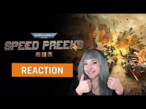My reaction to the Warhammer 40K Speed Freeks Official Announcement Trailer | GAMEDAME REACTS