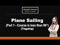 Plane Sailing Part 1 Course Is Less Than 90 Degrees Tagalog