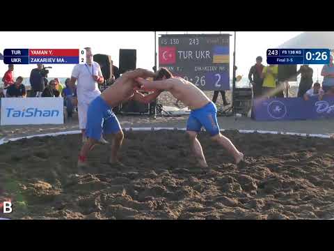 BRONZE Men's BW - +80 kg: Y. YAMAN (TUR) v. . ZAKARIIEV MA (UKR)