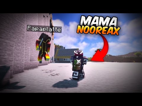 Nooreax's mother defeats Papaplatte in Minecraft (1vs1)