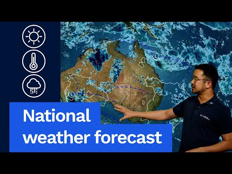 National Weather Forecast: Rain eases in WA, showers increase for south-east Australia