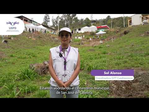 UBPD intervino el Cementerio de Cabrera (Cundinamarca) para encontrar a personas desaparecidas