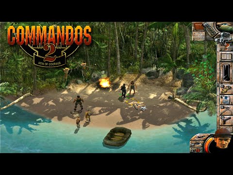 COMMANDOS 2 Men of Courage | The Guns of Savo Island - full gameplay walkthrough & commentary (HD)