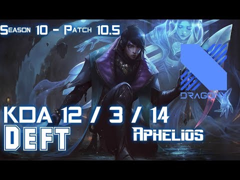 DRX Deft APHELIOS vs KAI'SA ADC - Patch 10.5 KR Ranked
