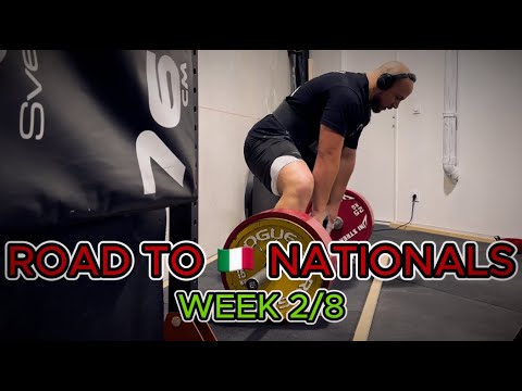 ROAD TO 🇮🇹 POWERLIFTING NATIONALS : week 2/8