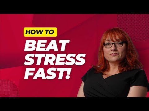 Top professional men and women how to beat stress fast.