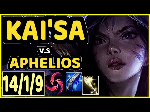 ALTEC (KAI'SA) vs APHELIOS - 14/1/9 KDA BOTTOM ADC CHALLENGER GAMEPLAY - NA