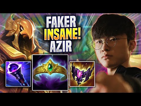 FAKER IS INSANE WITH AZIR! - T1 Faker Plays Azir MID vs Zed! | Preseason 2023