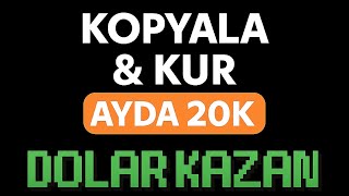Başarılı Bir İşi Kopyala, Aylık 20.000$ Kazan (Adım Adım Plan)