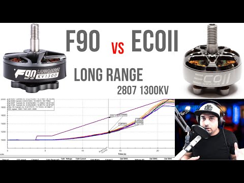 T-Motor F90 1300kv vs Emax ECO II 1300kv