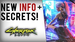Cyberpunk 2077 - GAMEPLAY SECRETS & NEW INFO! Space Travel, Flying Vehicles, Romance, Skills & More!