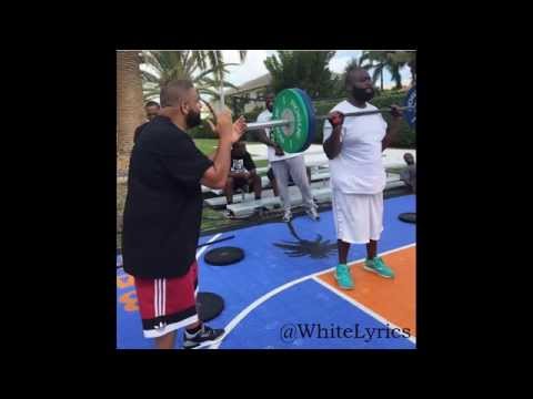 DJ Khaled and Rick Ross worked out in Miami yesterday