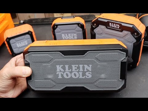 MODbox MONster! Klein Worksite Speaker Rocks with Bass Boost, Magnets, Pairing, Power Bank, more!