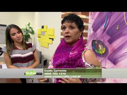 Mulher.com - 12/09/2016 - Lenço em tricô e crochê - Noemi Fonseca P2