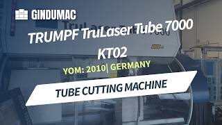 M&aacute;quina de corte de tubos Trumpf TruLaser Tube 7000 KT02 | Imagem 4 - Machineryline