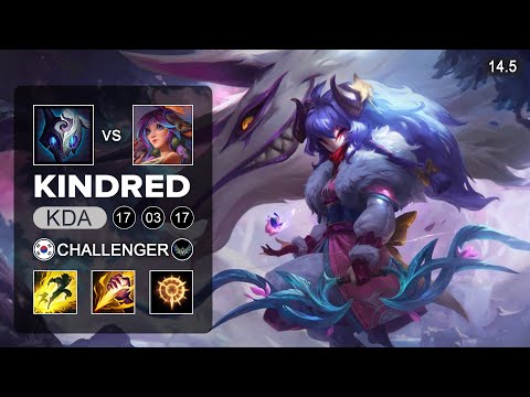 Kindred vs Lillia Jungle - KR Challenger - Patch 14.5 Season 14