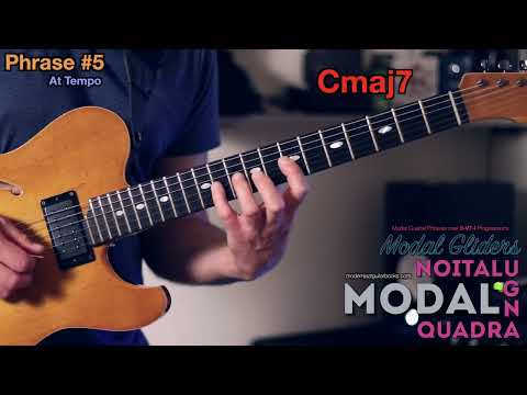 MODAL QUADRANGULATION (Modal Gliders) Modern Quartal Phrases over ii-V7-I Progressions