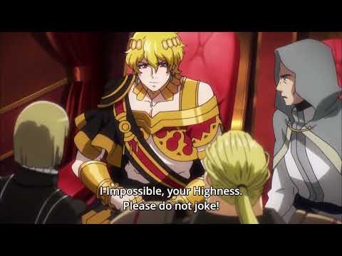 Fluder Paradyne worships Momon's true powers [Ending scene of Overlord season 3 ep 9]