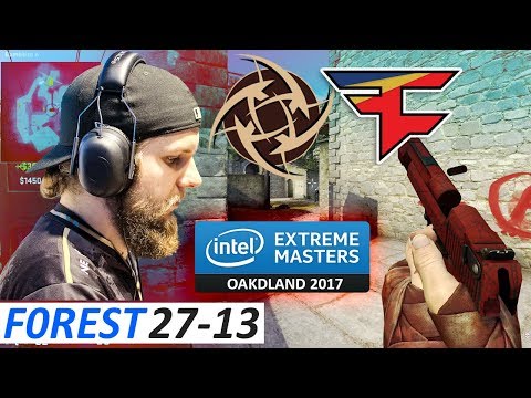 f0rest 27-13 / NiP vs FaZe / IEM Oakland 2017 - Grand Final