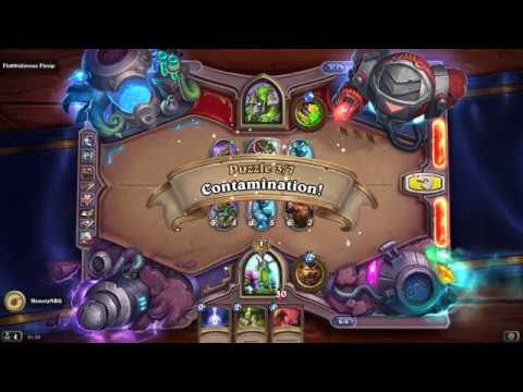 [ PC ] Hearthstone Boomsday Puzzle Lab Board Clear Level 2 All Solutions