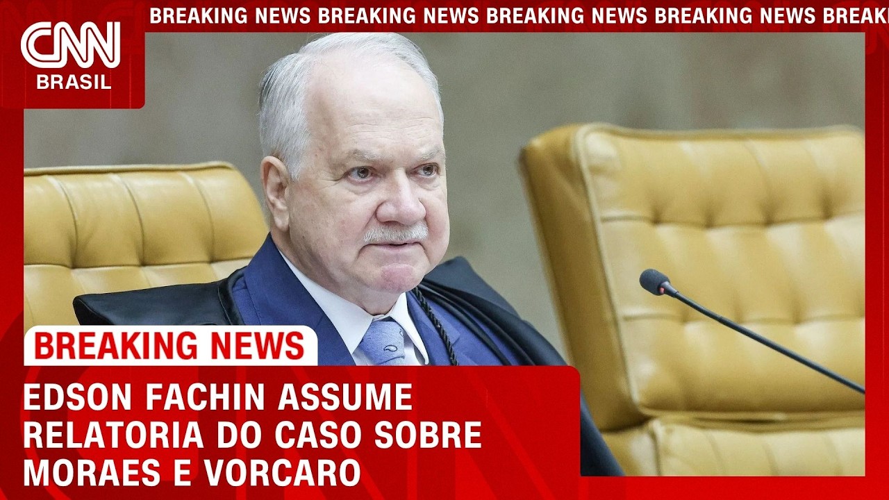 Edson Fachin assume relatoria do caso sobre Moraes e Vorcaro | CNN PRIME TIME