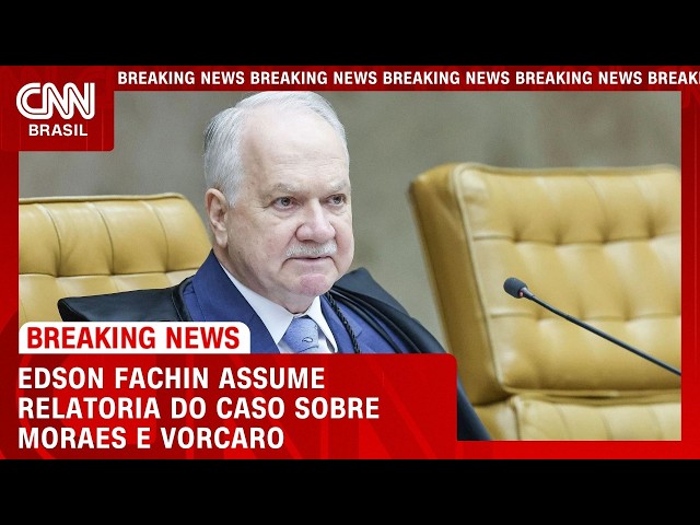 Edson Fachin assume relatoria do caso sobre Moraes e Vorcaro | CNN PRIME TIME
