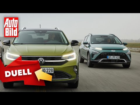 VW Taigo vs. Hyundai Bayon (2021) | Vergleich am Deich der Crossover-Coupés | mit Dennis Petermann