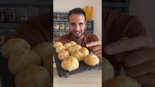 🧀 Panecillos de queso 🧀 #queso #panecillos #Recetarapida