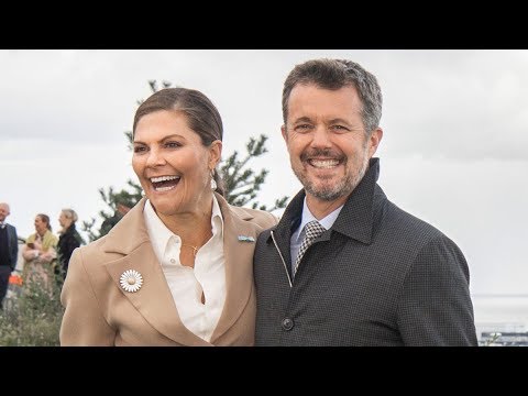 Kronprins Frederik og kronprinsesse Victoria fik en vild oplevelse