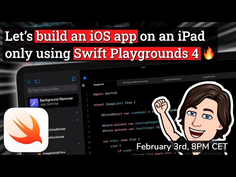 Let’s build an iOS app on an iPad with Swift Playgrounds 4 🔥 thumbnail